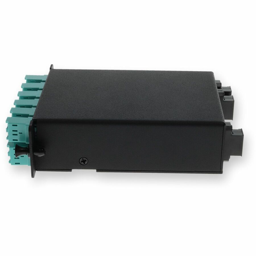 AddOn 4-Bay Cassette 3x 12-Fiber MPO In, 12 LC Duplex Out, Multi-mode Duplex OM4