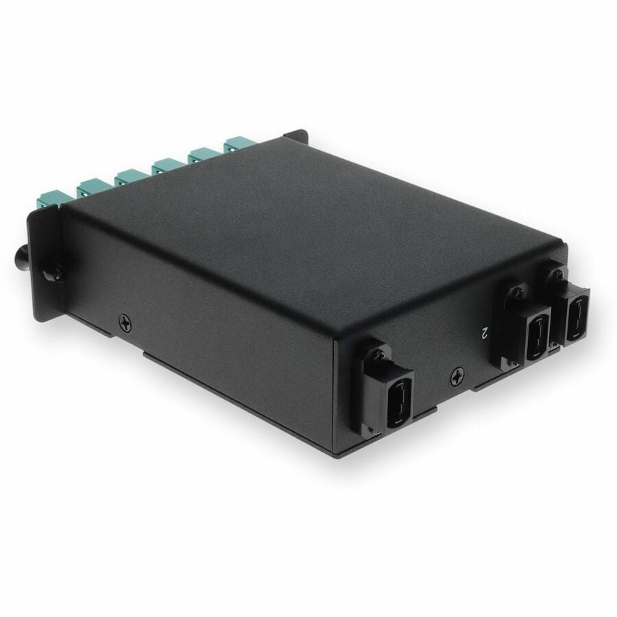 AddOn 4-Bay Cassette 3x 12-Fiber MPO In, 12 LC Duplex Out, Multi-mode Duplex OM4