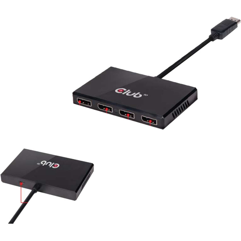 DP1.2 TO 4XDP1.2 MST SPLITTER