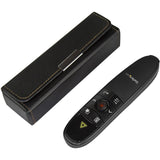 StarTech.com Wireless Presentation Remote with Red Laser Pointer - 90 ft. - PowerPoint Presentation Clicker for Mac & Windows (PRESREMOTE)