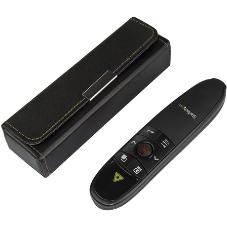 StarTech.com Wireless Presentation Remote with Red Laser Pointer - 90 ft. - PowerPoint Presentation Clicker for Mac & Windows (PRESREMOTE)