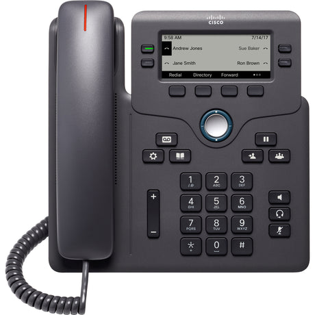 Cisco 6851 IP Phone - Corded - Charcoal
