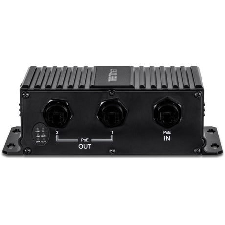 TRENDnet 2-Port Industrial Outdoor Gigabit UPoE Extender, Extends 100m- Total Distance Up to 200m (656'), Supports PoE (15.4W), PoE+(30W), UPoE(60W), IP67 Housing, TI-EU120