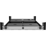 Rack Solutions 1U Mini Rack Access Tool-Less Shelf for Four Apple Mac Mini with USB