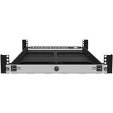 Rack Solutions 1U Mini Rack Access Tool-Less Shelf for Four Apple Mac Mini with USB