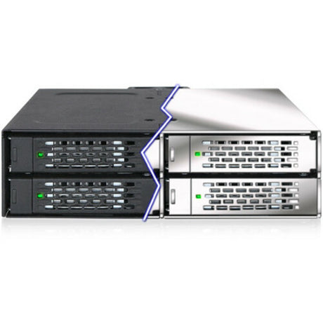 Icy Dock ToughArmor MB607SP-B Drive Enclosure for 5.25" - Serial ATA/600 Host Interface Internal - Black