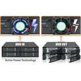 Icy Dock ToughArmor MB607SP-B Drive Enclosure for 5.25" - Serial ATA/600 Host Interface Internal - Black