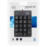 Adesso USB Spill Resistant 18-Key Numeric Keypad