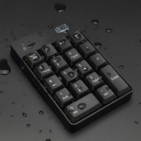 Adesso USB Spill Resistant 18-Key Numeric Keypad