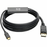 Eaton Tripp Lite Series USB-C to DisplayPort Active Adapter Cable (M/M), 4K 60 Hz, 6 ft. (1.8 m)