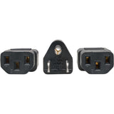 Eaton Tripp Lite Series Power Cord Splitter, C14 to 2xC13 PDU Style - 10A, 250V, 18 AWG, 18-in. (45.72 cm), Black