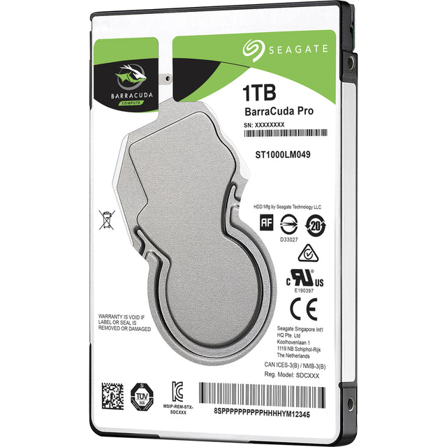 Seagate Barracuda Pro ST1000LM049 1 TB 2.5" Internal Hard Drive - SATA
