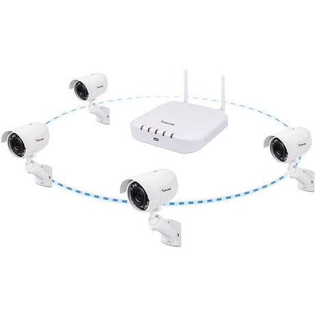 Vivotek 4-CH Embedded Wi-Fi NVR - 6 TB HDD