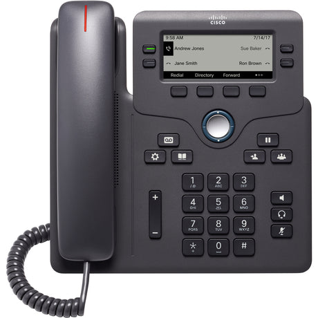 Cisco 6841 IP Phone - Corded - Corded - Charcoal