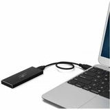 Vantec Nexstar SX NST-M2STS3-BK Drive Enclosure M.2 - USB 3.0 Micro-B Host Interface - UASP Support Portable