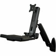 StarTech.com Wall Mount Workstation, Full Motion Standing Desk, Ergonomic Height Adjustable Monitor & Keyboard Tray Arm, For VESA Display