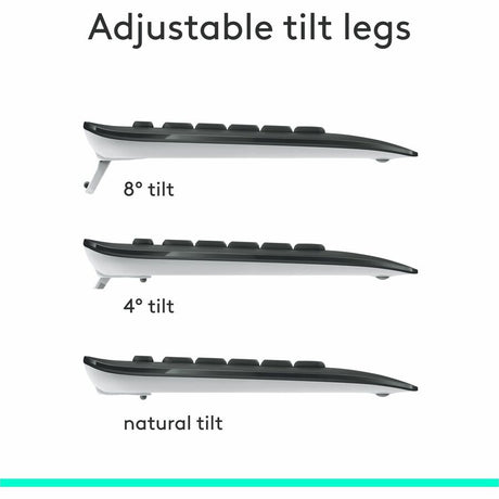 Logitech MK540 Advanced Wireless Keyboard and Mouse Combo for Windows, 2.4 GHz Unifying USB-Receiver