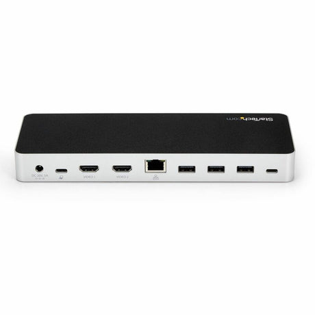 StarTech.com Dual Monitor USB C Docking Station w/ 60W Power Delivery - USB 3.1 Gen 1 Type C to HDMI or DVI - 5x USB - Windows Laptop Dock