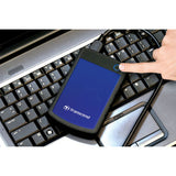 Transcend StoreJet 25H3 4 TB Portable Hard Drive - 2.5" External - SATA - Navy Blue