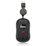 Adesso iMouse S8B - USB Illuminated Retractable Mini Mouse