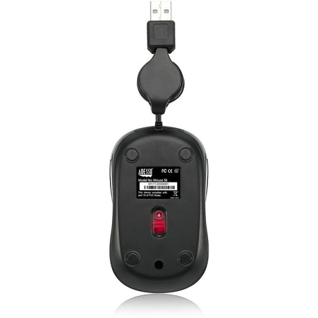 Adesso iMouse S8B - USB Illuminated Retractable Mini Mouse