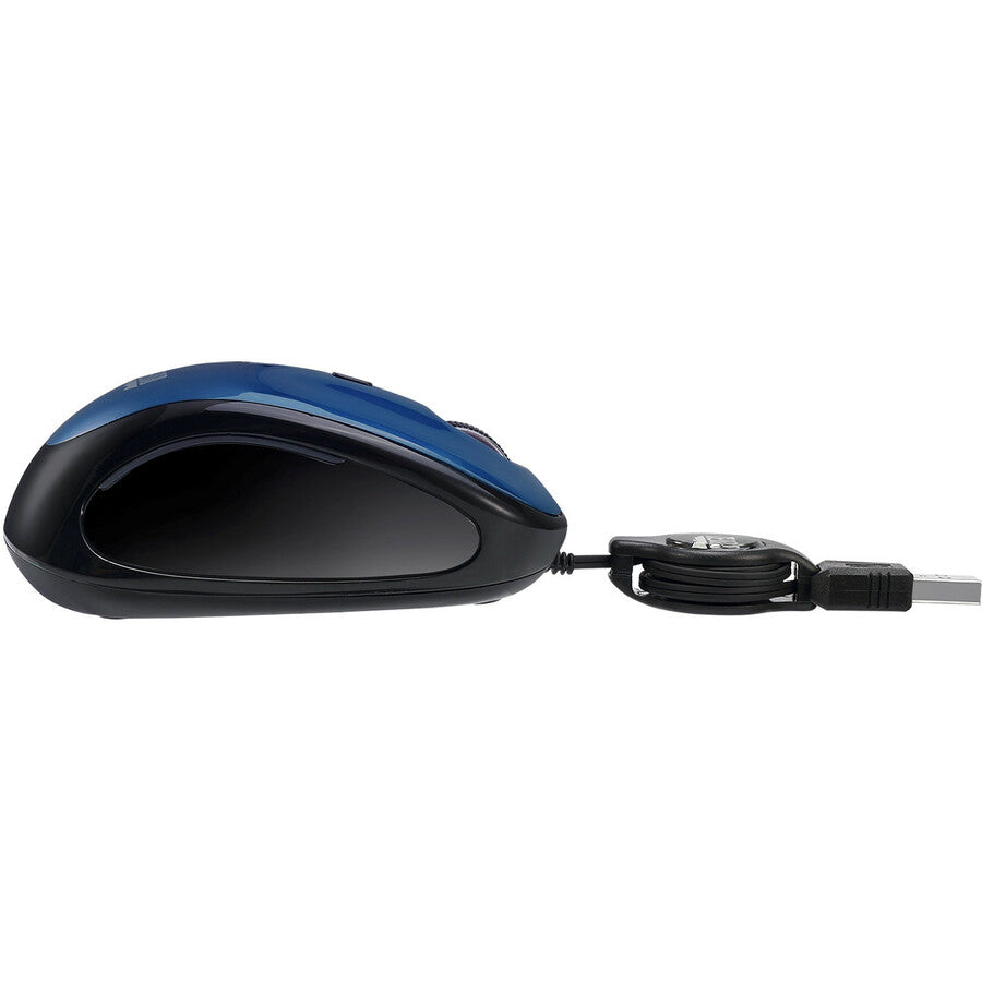 RETRACTABLE OPTICAL MOUSE BLUE