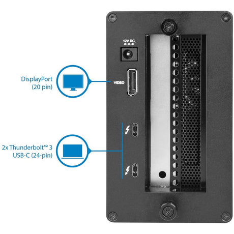 StarTech.com Thunderbolt 3 to M.2 adapter - External PCI Express Enclosure - Chassis plus card