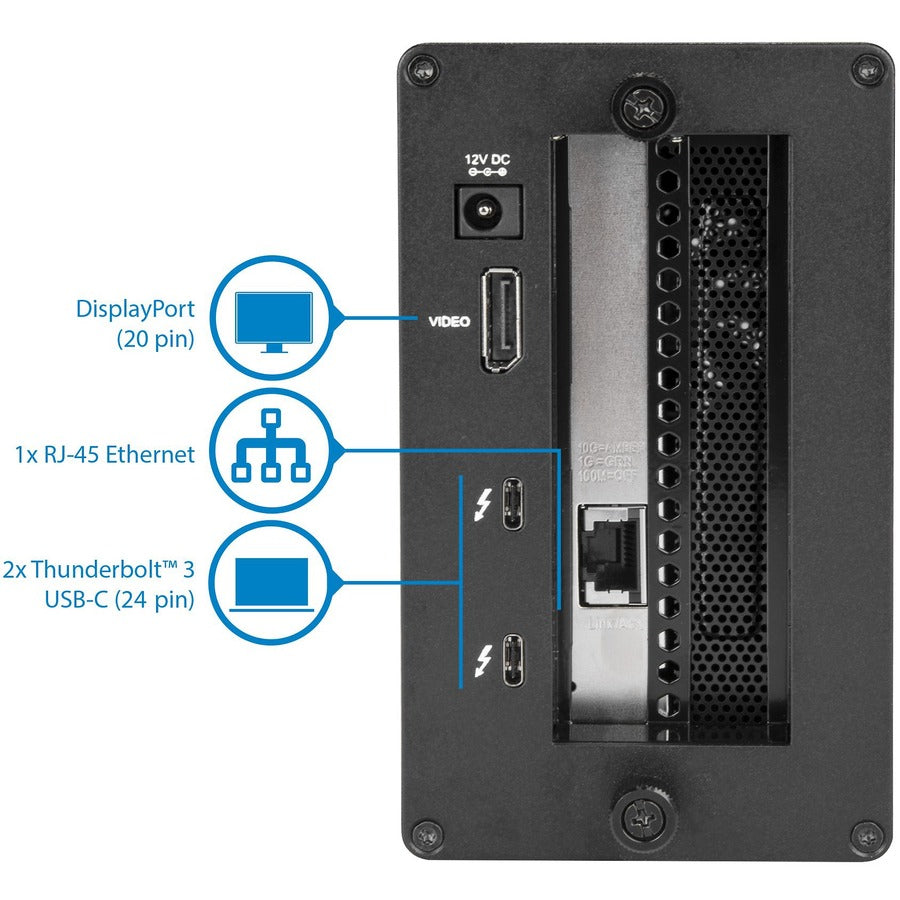 StarTech.com Thunderbolt 3 to 10GbE NIC - Thunderbolt 3 Expansion Chassis - Chassis + Card