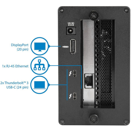 StarTech.com Thunderbolt 3 to 10GbE NIC - Thunderbolt 3 Expansion Chassis - Chassis + Card