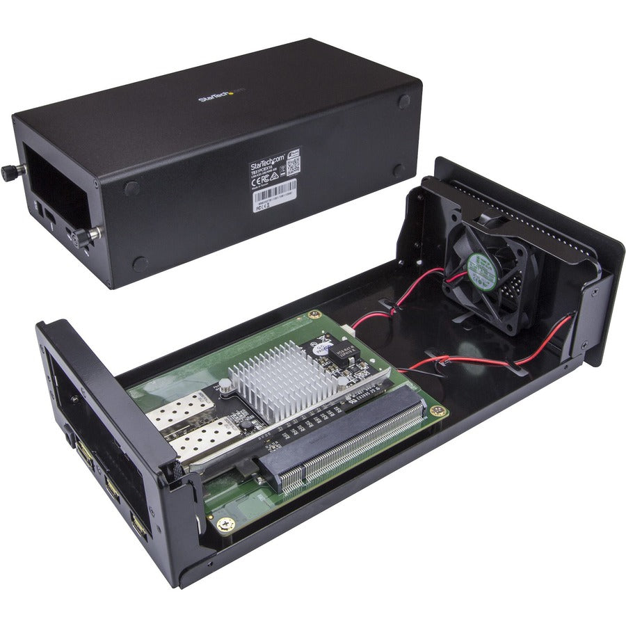 StarTech.com Thunderbolt 3 to 10GbE Fiber Network Chassis - External PCIe enclosure - 2 Open SFP+ Ports