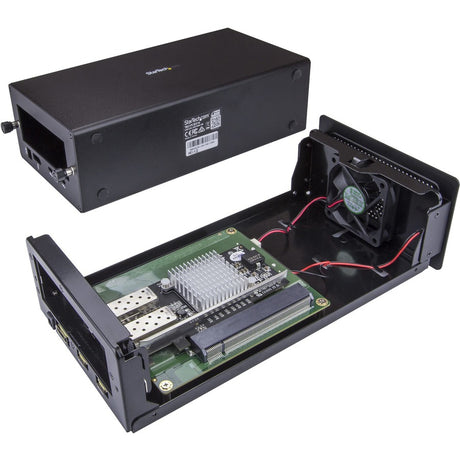 StarTech.com Thunderbolt 3 to 10GbE Fiber Network Chassis - External PCIe enclosure - 2 Open SFP+ Ports