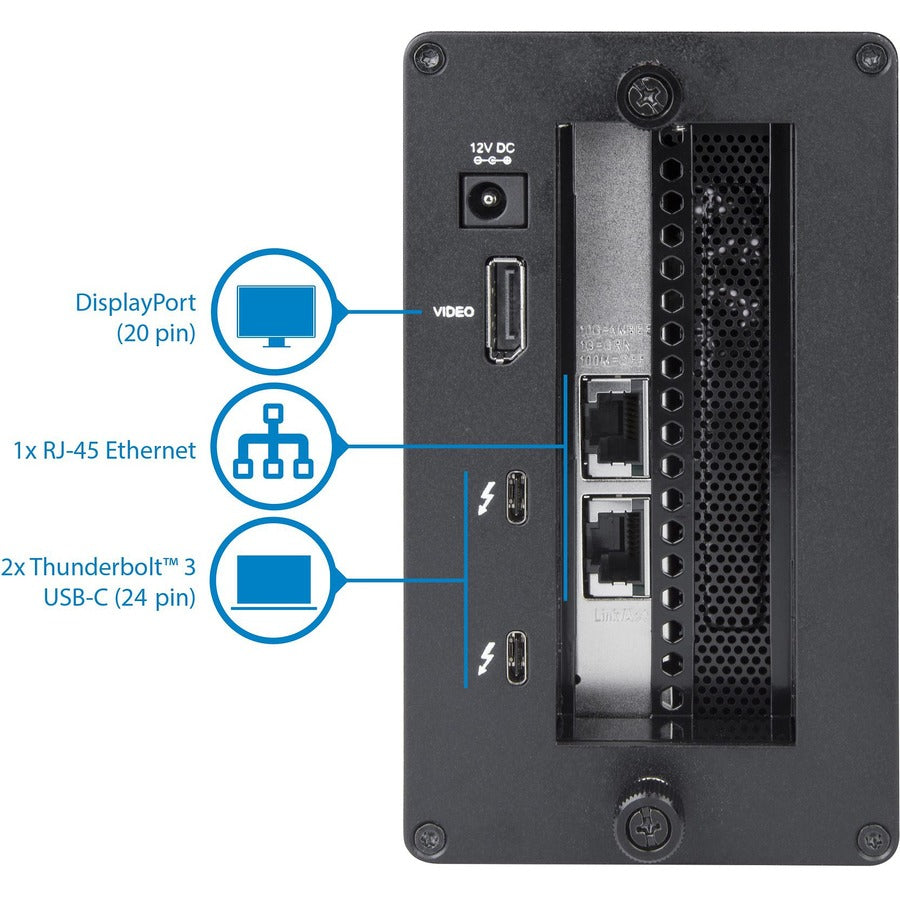 StarTech.com Thunderbolt 3 to 2-port 10GbE NIC Chassis - External PCIe Enclosure plus Card