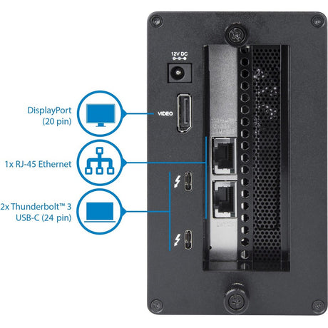 StarTech.com Thunderbolt 3 to 2-port 10GbE NIC Chassis - External PCIe Enclosure plus Card