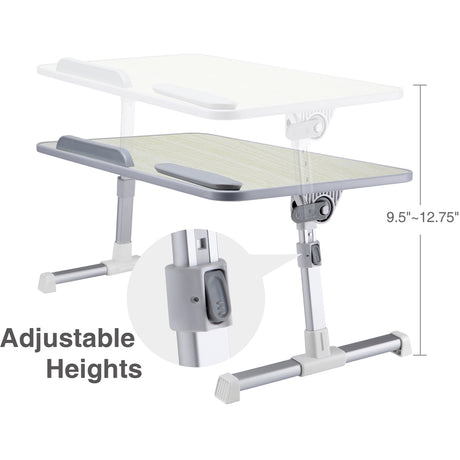 SIIG Adjustable Laptop Bed Desk for MacBook and PC