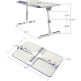 ADJUSTABLE LAPTOP BED DESK FOR