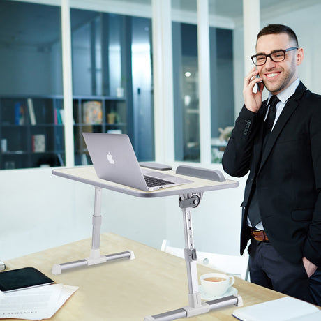 SIIG Adjustable Laptop Bed Desk for MacBook and PC