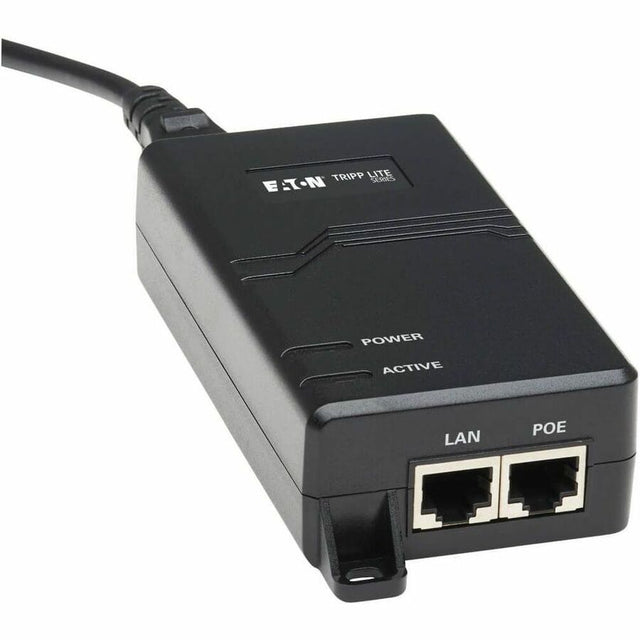 Eaton Tripp Lite Series Gigabit PoE+ Midspan Active Injector - IEEE 802.3at/802.3af, 30W, 1 Port