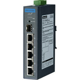 Advantech 5GbE+1G SFP Industrial Unmanaged PoE Switch with Wide Temp