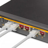 IO Crest Locking RJ45 Port Dust Blocker with Removal Keys Tool