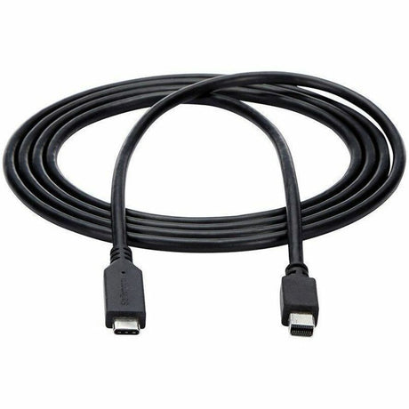 StarTech.com 6 ft. / 1.8 m USB-C to Mini DisplayPort Cable - 4K 60Hz - Black - USB 3.1 Type-C to Mini DP Adapter Cable - mDP Cable