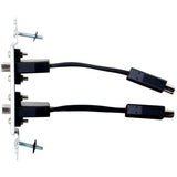 C2G HDMI Pass Through Decorative Wall Plate