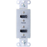 C2G HDMI Pass Through Decorative Wall Plate