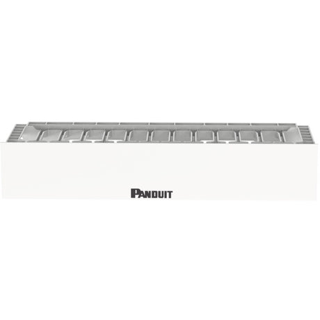 Panduit NetManager HC Horizontal Single Sided Manager, 2RU, White
