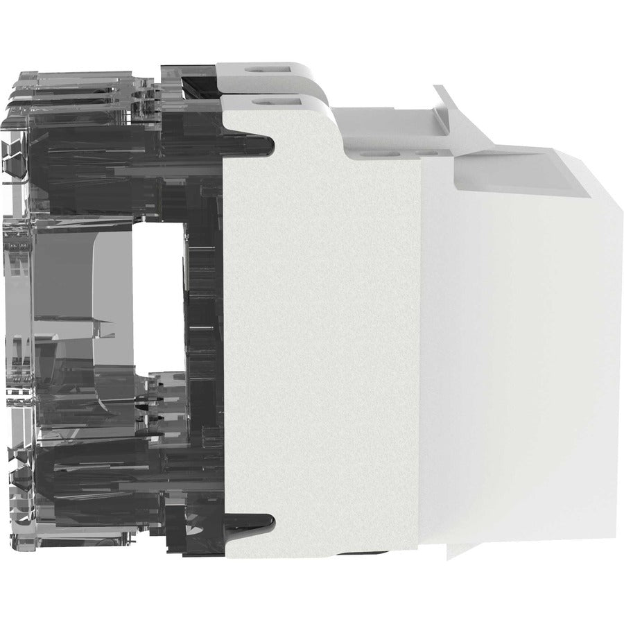 Panduit UTP RJ45 Cat 6A Keystone Punchdown Jack Module, WH