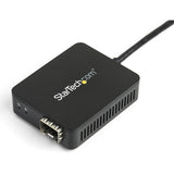 StarTech.com USB 3.0 to Fiber Optic Converter - USB to Open SFP Adapter - Gigabit Network Adapter Multi Mode(MMF)/Single Mode Fiber(SMF)