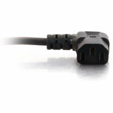 C2G Universal Power Cord - Right Angle - 18 AWG - NEMA 5-15P to IEC320C13R