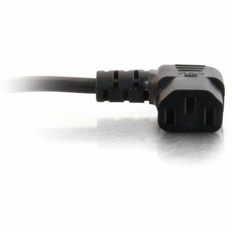 C2G Universal Power Cord - Right Angle - 18 AWG - NEMA 5-15P to IEC320C13R