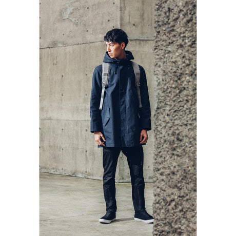 Moshi Tego Urban Backpack - Stone Gray, Anti-theft design, Padded Laptop Compartment up to 15" , External USB Pass-through Port