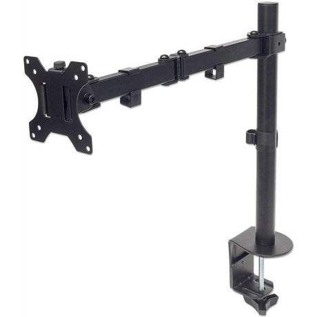 Manhattan 461542 Desk Mount for Monitor, LCD Monitor, Display, TV, Display Screen, LCD Display - Black