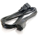 C2G 6ft 18 AWG Monitor Power Adapter Cord (IEC320C14 to NEMA 5-15R)